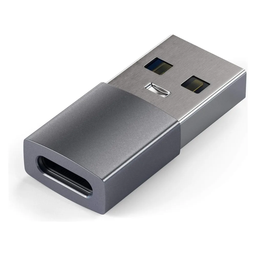 Satechi USB-A auf USB-C Adapter, Space Grau