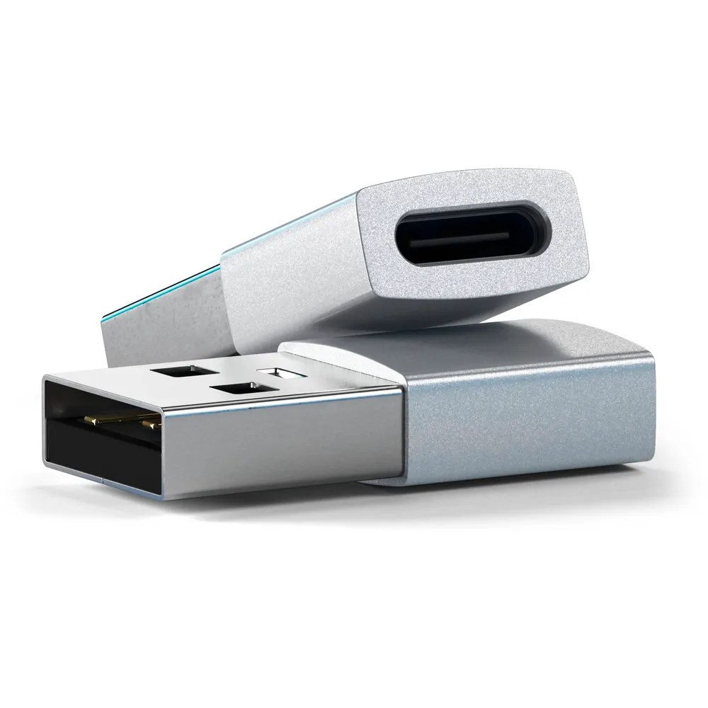 Satechi USB-A auf USB-C Adapter, Silber