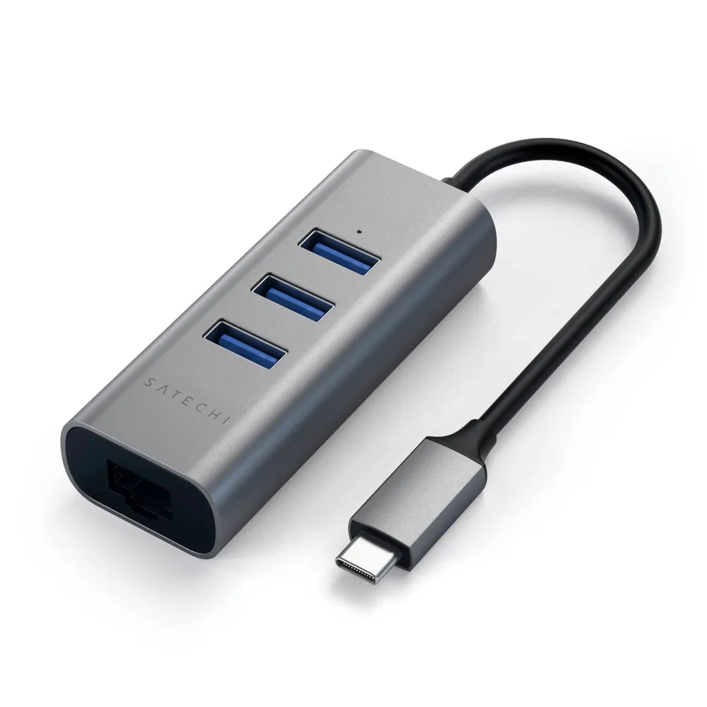 Satechi Type-C USB 3.0 Hub & Ethernet (4 in 1)