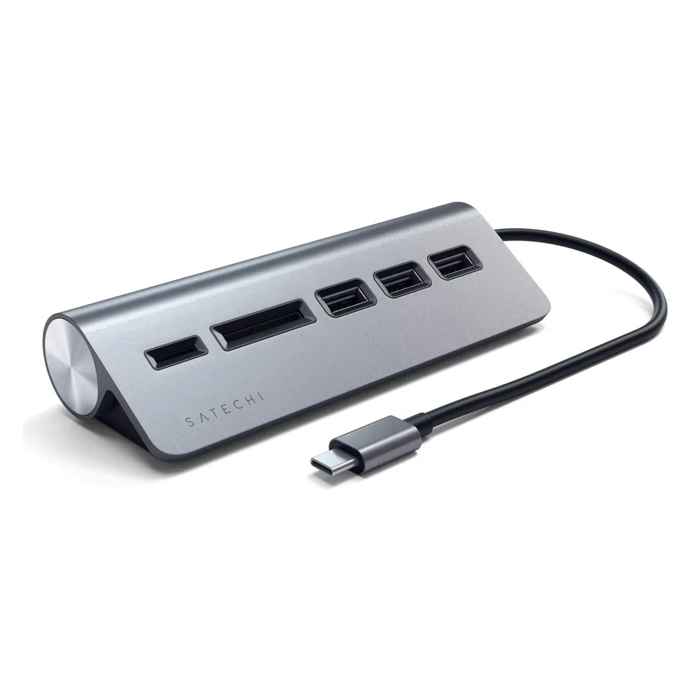 Satechi Type-C Aluminum USB Hub & Card Reader
