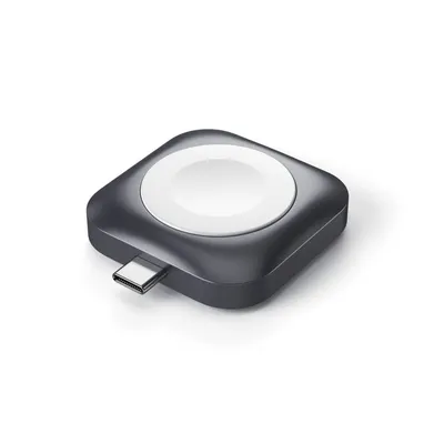 Satechi USB-C Magnetisches Lade-Dock für Apple Watch, Weiß/Grau