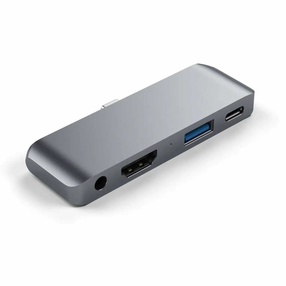 Satechi USB-C Mobile Hub für Apple iPad (4 in 1), Space Grau