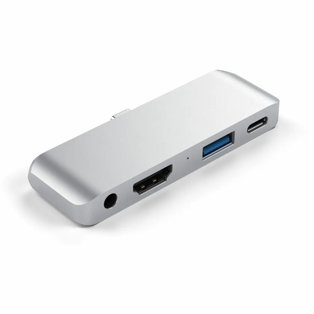 Satechi USB-C Mobile Hub für Apple iPad (4 in 1), Silber