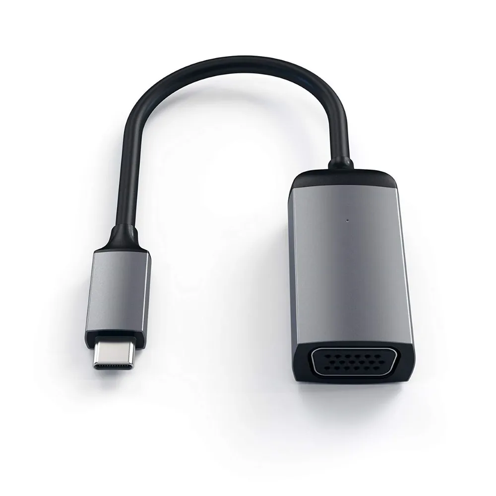 Satechi Type-C auf VGA Adapter, Space Grau