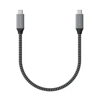 Satechi USB-C auf USB-C Kabel, Anthrazit, 0,25m, 100W