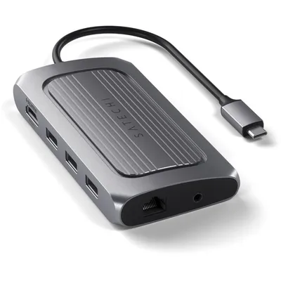 Satechi USB4 Multiport Adapter mit 8K HDMI (9 in 1), Space Grau