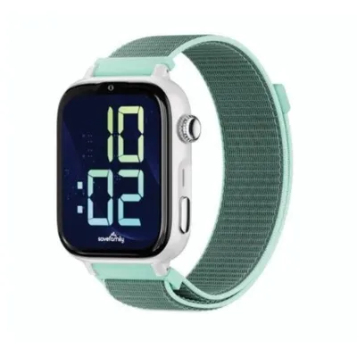 SaveFamily SaveWatch Plus 2 4G GPS 1.85" AMOLED Weiß Grün IP68 SOS Herzfrequenz Schlafmonitor