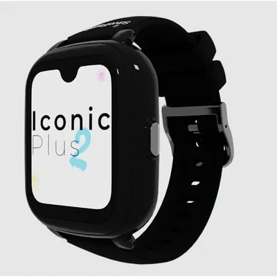 SaveFamily Iconic Plus 2 4G GPS 1.78" Full HD Schwarz Einheitsgröße IP67 SOS Kindergesundheit