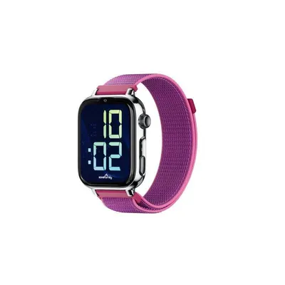 SaveFamily SaveWatch Plus 2 4G GPS 1,85" Silber Gehäuse Himbeer Armband IP68 SOS
