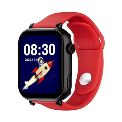 SaveFamily Plus 4G GPS 40mm Digital Schwarz Rotes Silikonarmband IP67 SOS