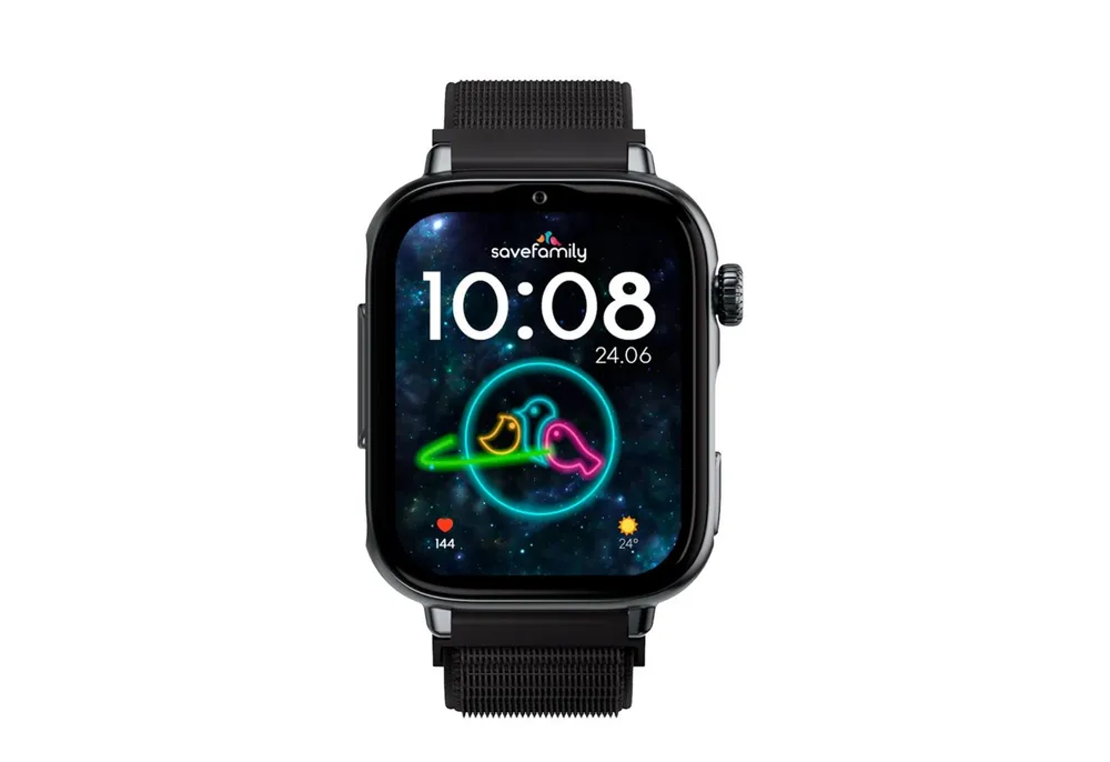 SaveFamily SaveWatch Plus 2 Nano SIM Kinderuhr, GPS, SOS Knopf Smartwatch, SOS-Funktion, GPS, Schulmodus und 2 MP Kamera