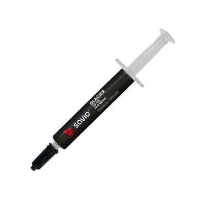 Wärmeleitpaste Savio Glacier TG-03 13,5W/m·K 2g Hohe Leitfähigkeit Schwarz