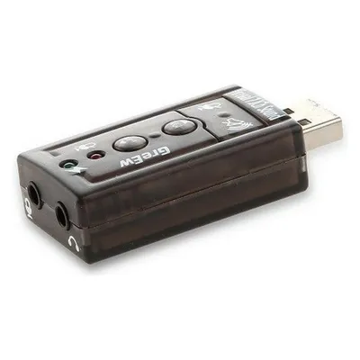 Soundkarte Savio AK-01 USB 7.1 Schwarz Mini Jack 3.5 mm
