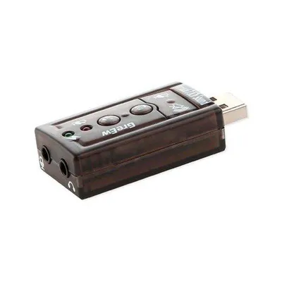 Soundkarte Savio AK-01 USB 7.1 Schwarz Mini Jack 3.5 mm
