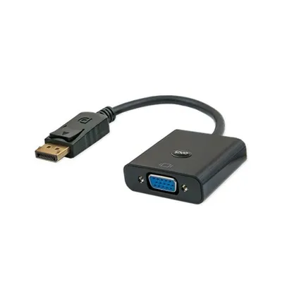 Savio SAVKABELCL-90 DisplayPort auf VGA Adapter 20cm 1080p Stecker/Buchse Schwarz