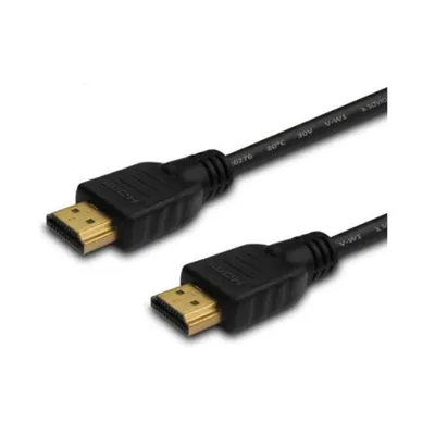 Savio CL-121 High Speed HDMI Kabel 1,8M Stecker/Stecker 1.4 3D Schwarz vergoldet