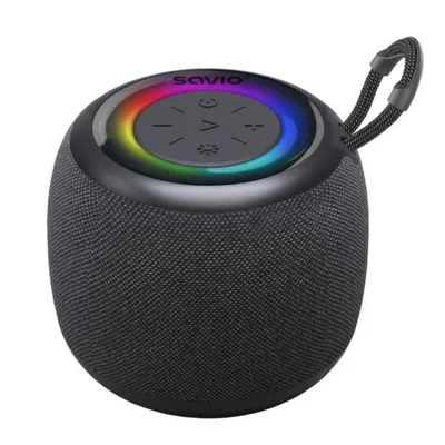 Tragbare Savio Bluetooth 5.0 5W-Lautsprecher mit Kartenleser und verlängerter Akkulaufzeit