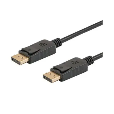 DisplayPort Kabel Savio CL-136 2m 4K vergoldete Stecker Schwarz