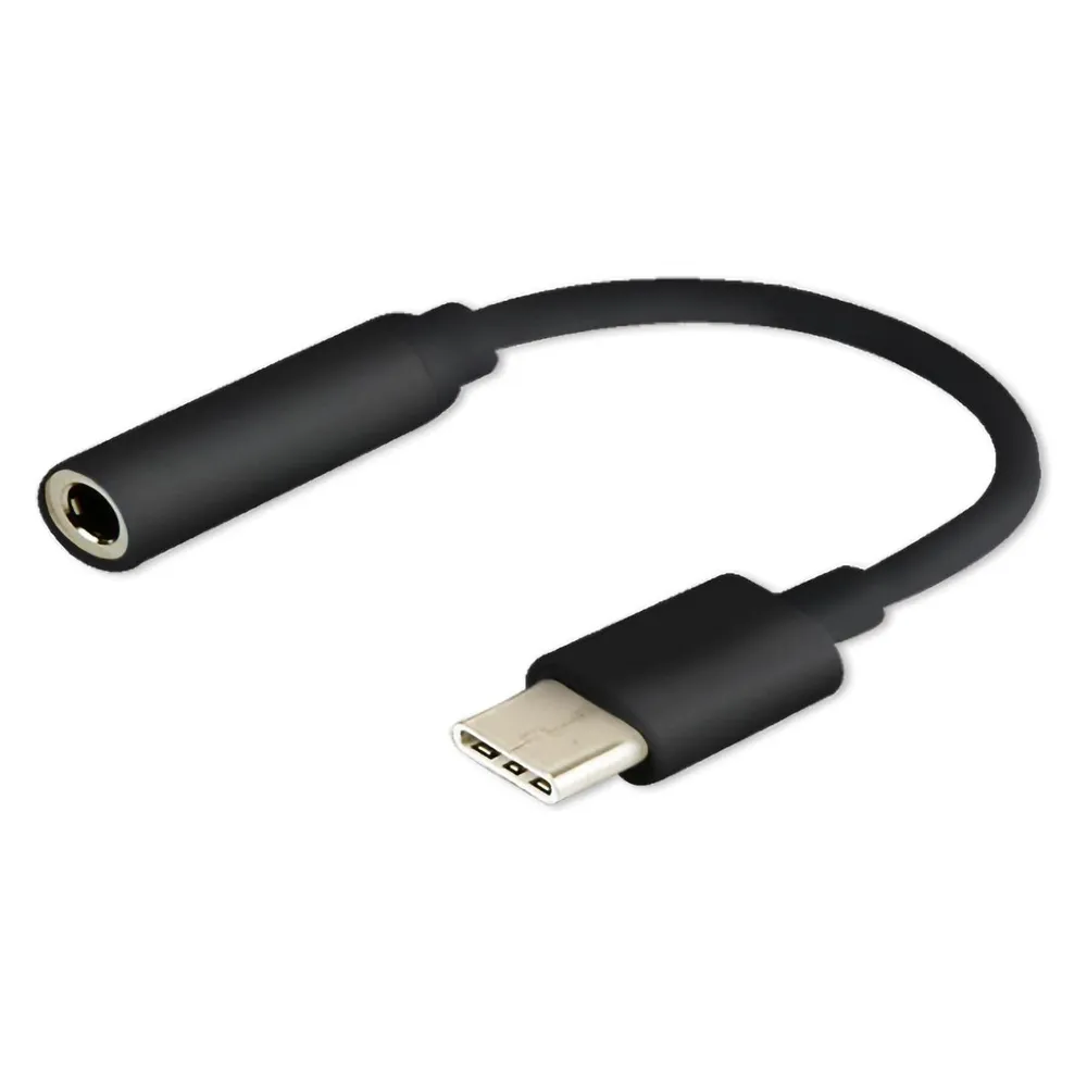 Audio Adapter Savio AK-35 USB Type-C auf 3.5 mm Schwarz 12 cm
