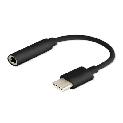 Audio Adapter Savio AK-35 USB Type-C auf 3.5 mm Schwarz 12 cm