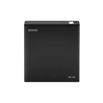 Externer DVD-Brenner Savio AK-43 Slim USB 2.0 Schwarz Plug & Play