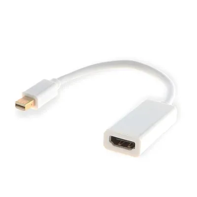 Savio CL-57 Mini DisplayPort auf HDMI Adapter 0,2 m weiß Stecker-Buchse