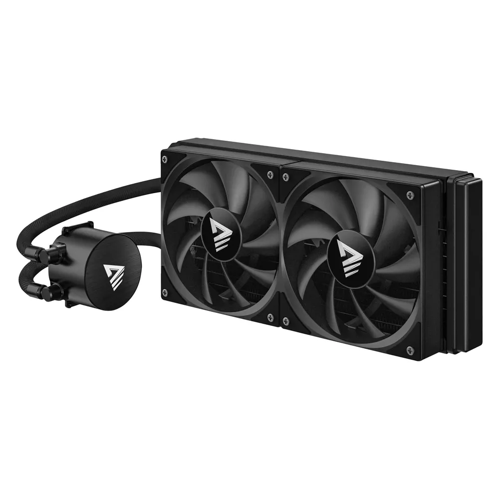 Flüssigkeitskühlung Savio NOX 240 mm 2 PWM Lüfter Aluminium Kupfer