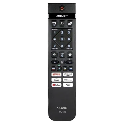 Fernbedienung Savio RC-26 für TV Philips IR Kabellos