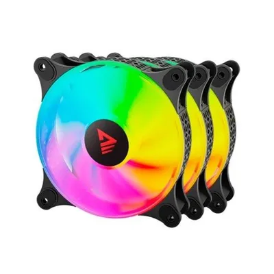 Savio Luftkühlung ARGB 120 mm PWM Pack 3 Einheiten Blast 1800 U/min 25 dB 4-Pin