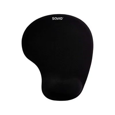 Mauspad Savio MP-01B Gel Schwarz 230x190x18 mm Handgelenkauflage rutschfest