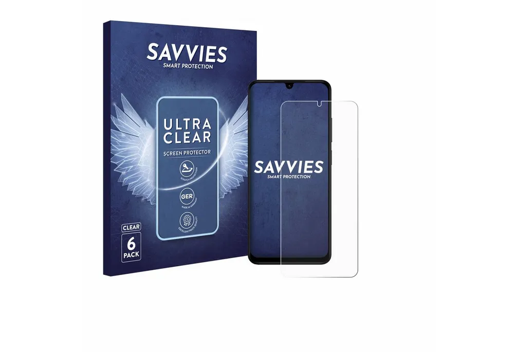 Savvies Displayschutzfolie Schutzfolie für Xiaomi Redmi A5, 6 Stück, Displayschutz Schutz Folie Klar Transparent