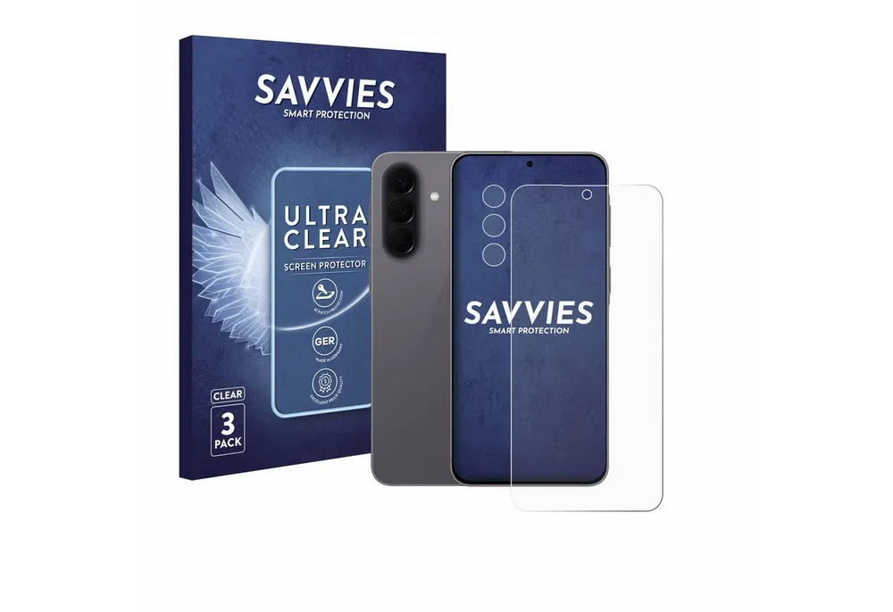 Savvies Displayschutzfolie Schutzfolie für Samsung Galaxy A57 5G (Display+Kamera), 6 Stück, Displayschutz Schutz Folie Klar Transparent