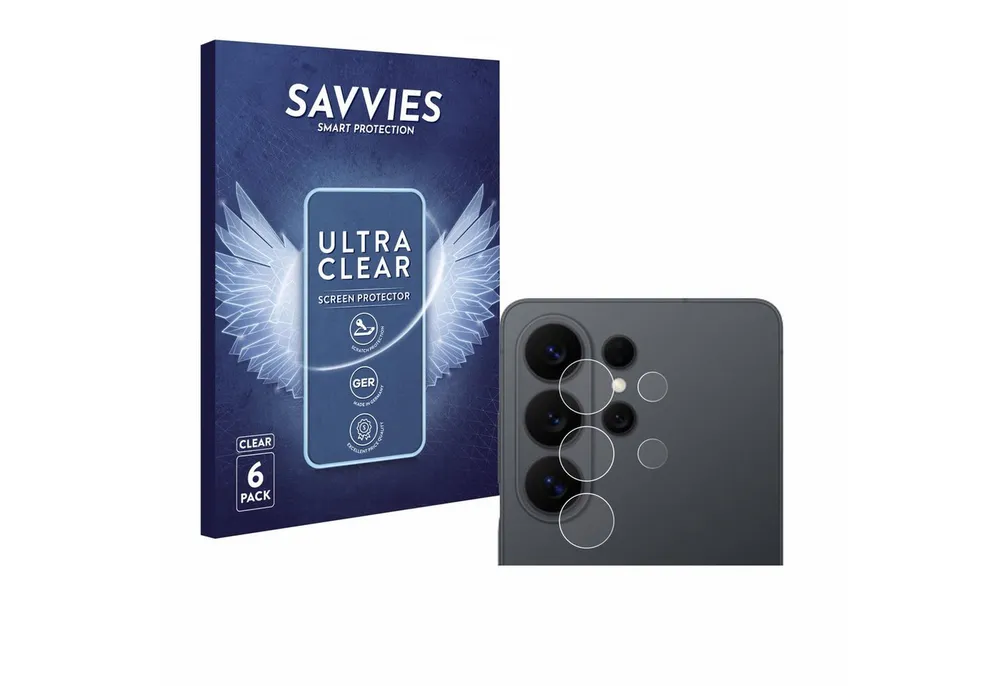 Savvies Displayschutzfolie Schutzfolie für Samsung Galaxy S26 Ultra (NUR Kameraschutz), 6 Stück, Displayschutz Schutz Folie Klar Transparent