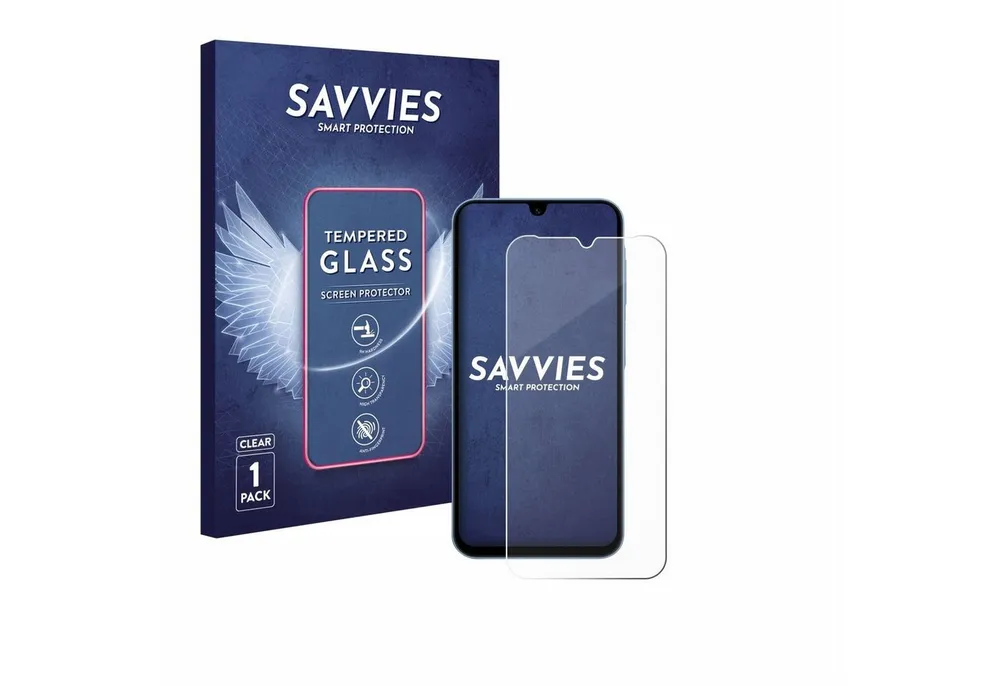 Savvies Displayschutzglas Schutzglas für Samsung Galaxy A15 5G, Displayschutz 9H Glas Klar Transparent
