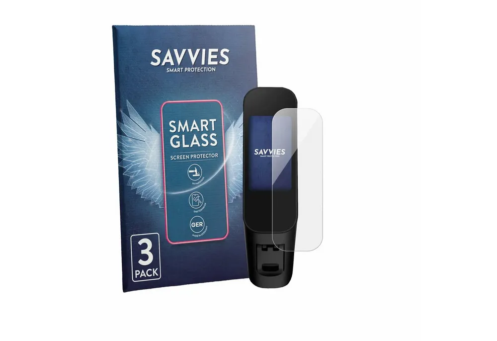Savvies Displayschutzglas Schutzglas Panzer für Xiaomi Electric Scooter 6 Max, 3 Stück, Schutzfolie Display Schutz Glas Folie klar