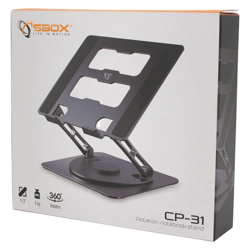 Sbox CP-31 Laptop stand 360 Rotation
