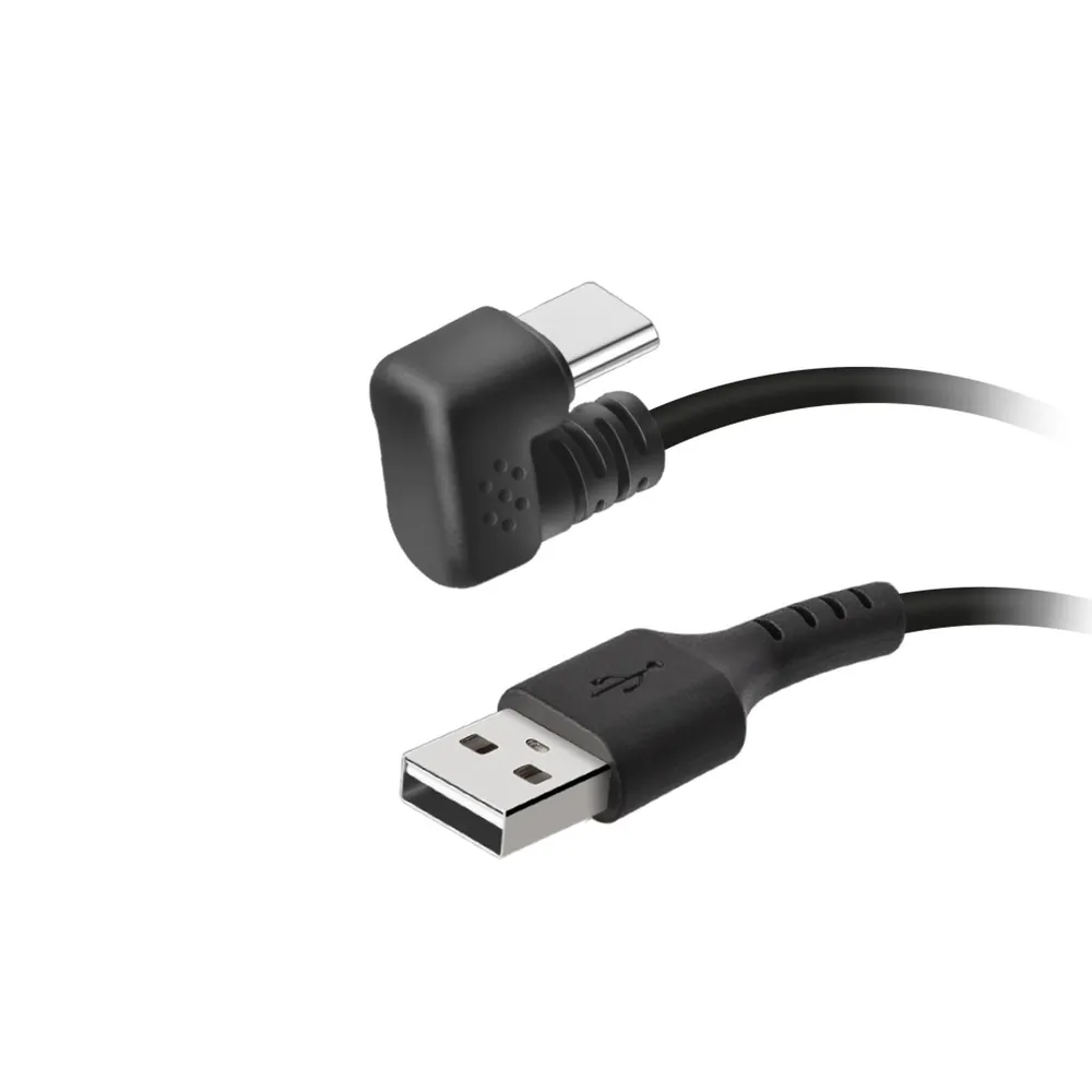 180 Grad Gaming-Kabel, USB-A auf USB-C, 1,8 m, Schwarz