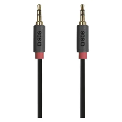 3,5 mm Audio/Stereo-Klinkenstecker für Handys und Smartphones, 1,5m, Schwarz