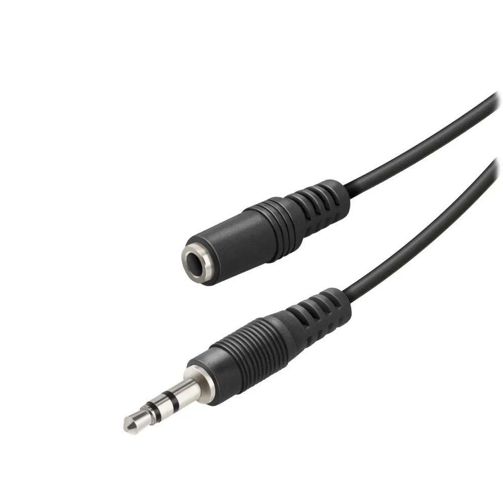 3,5-mm-Klinken-Audiokabel, 3 m, schwarz
