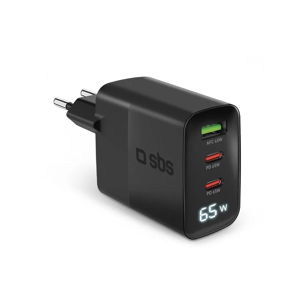 65-Watt-Ladegerät mit LCD-Display