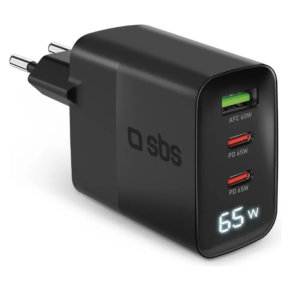65-Watt-Ladegerät mit LCD-Display