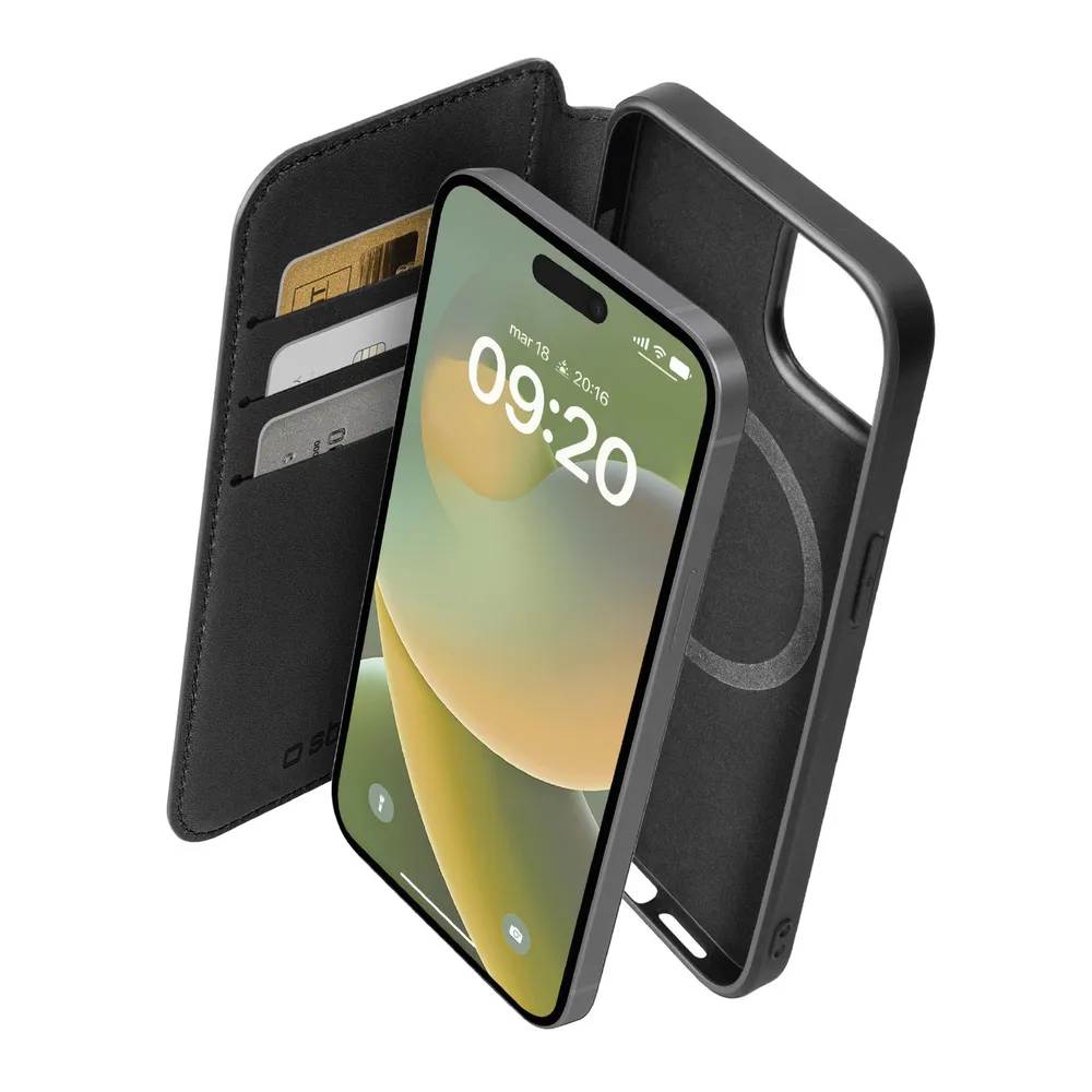 Aufklappbare Hülle kompatibel mit MagSafe iPhone 15 Plus