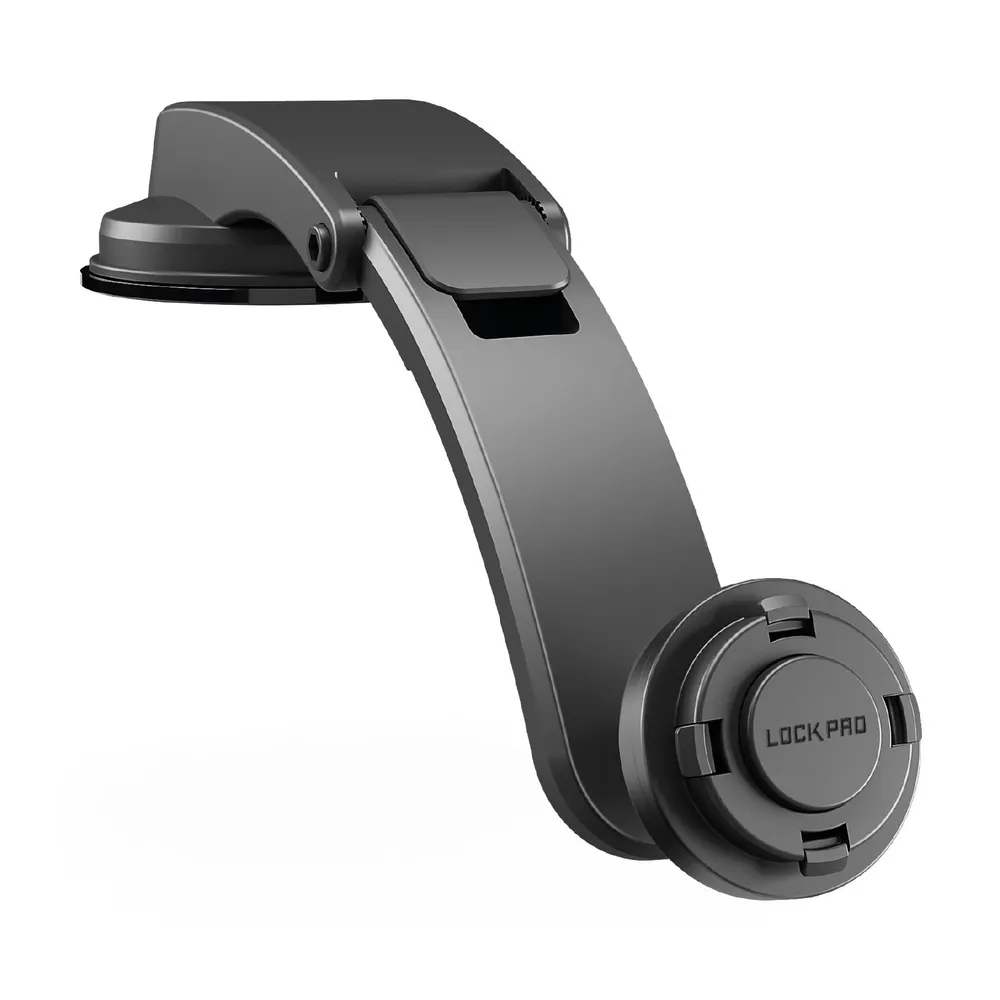 Autohalterung für Windschutzscheibe oder Armaturenbrett mit LockPro-Haltesystem, Schwarz Handy-Autohalterungen