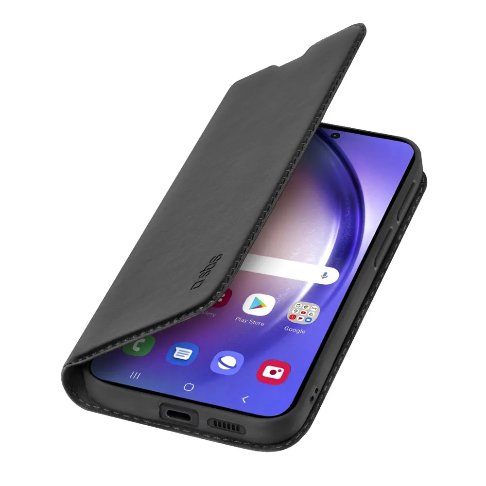 Bookcase Wallet Lite-Hülle für Samsung Galaxy A55 Schwarz