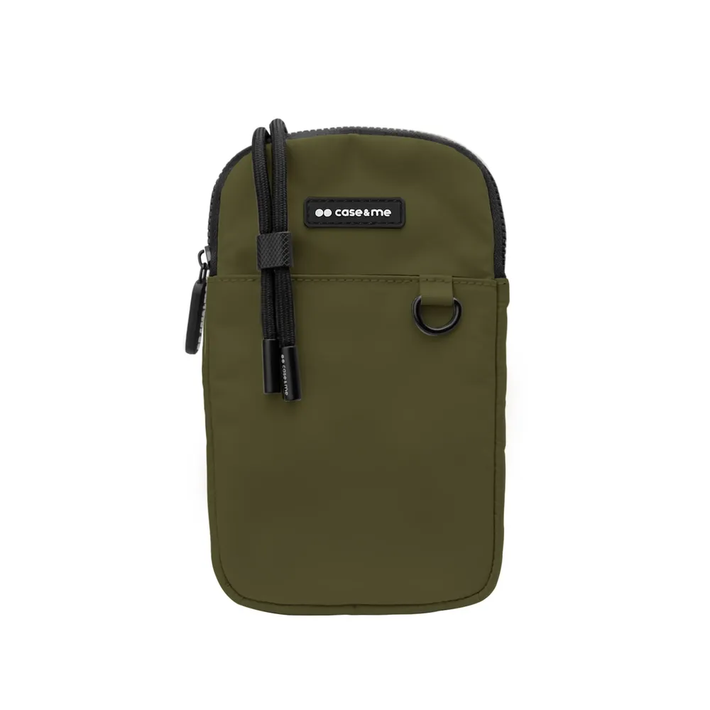Kleine Handtasche mit verstellbarem Schulterriemen, Dark Green