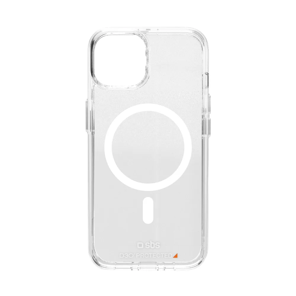 Extrem widerstandsfähiges Cover für iPhone 14/13 mit D3O-Technologie, Transparent