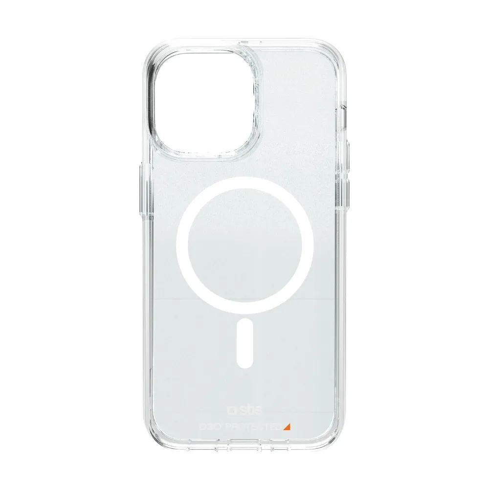 Extrem widerstandsfähiges Cover für iPhone 15 Plus mit D3O-Technologie, Transparent