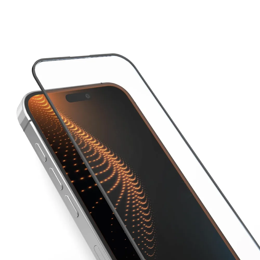 Extrem widerstandsfähiges Glas für iPhone 14 Pro mit D3O-Technologie, Transparent