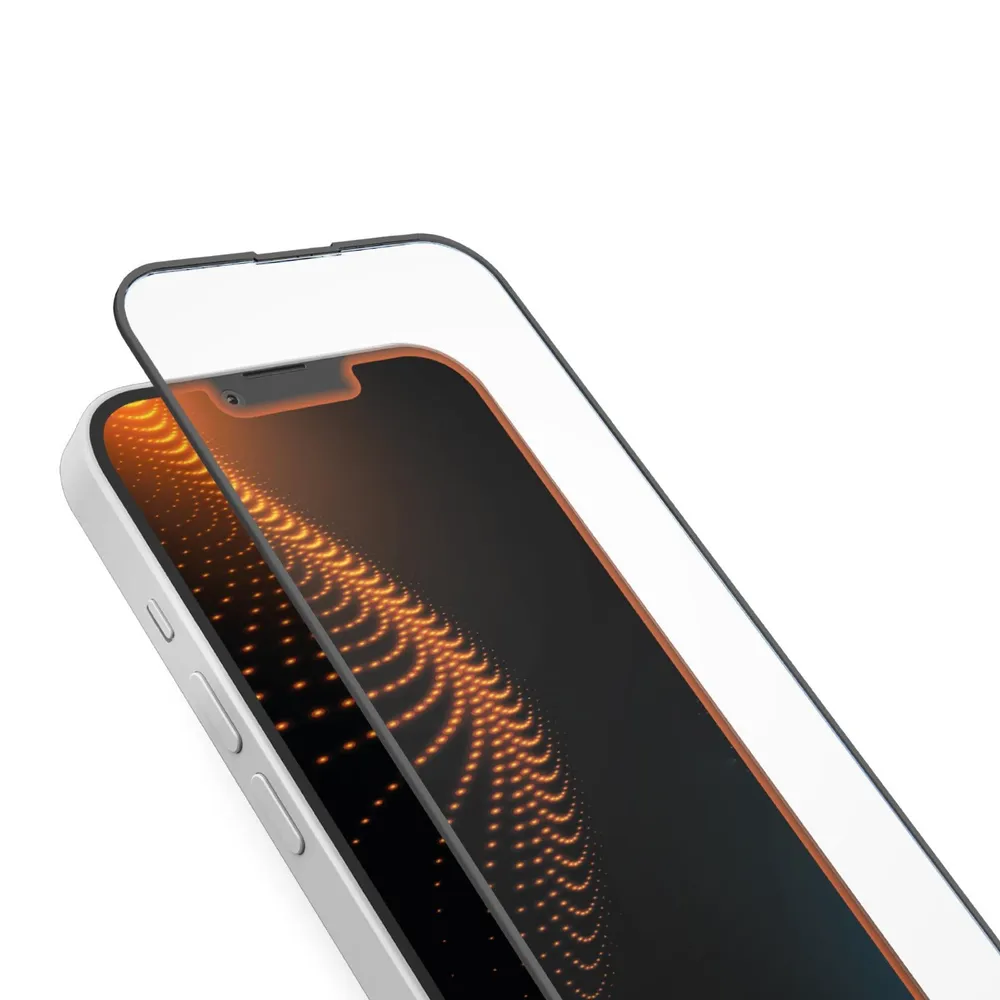 Extrem widerstandsfähiges Glas für iPhone 16e/14/13/13 Pro mit D3O-Technologie, Transparent