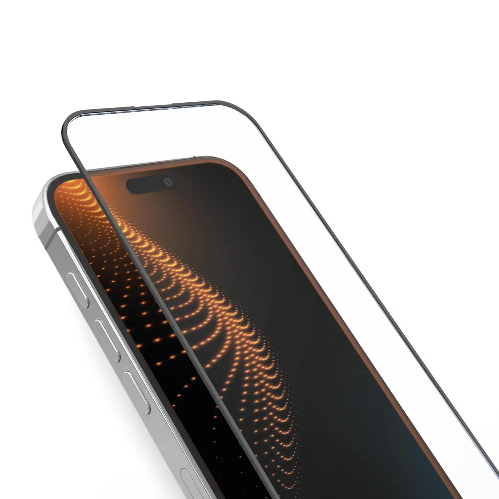 Extrem widerstandsfähiges Glas für iPhone 15 Plus mit D3O-Technologie, Transparent